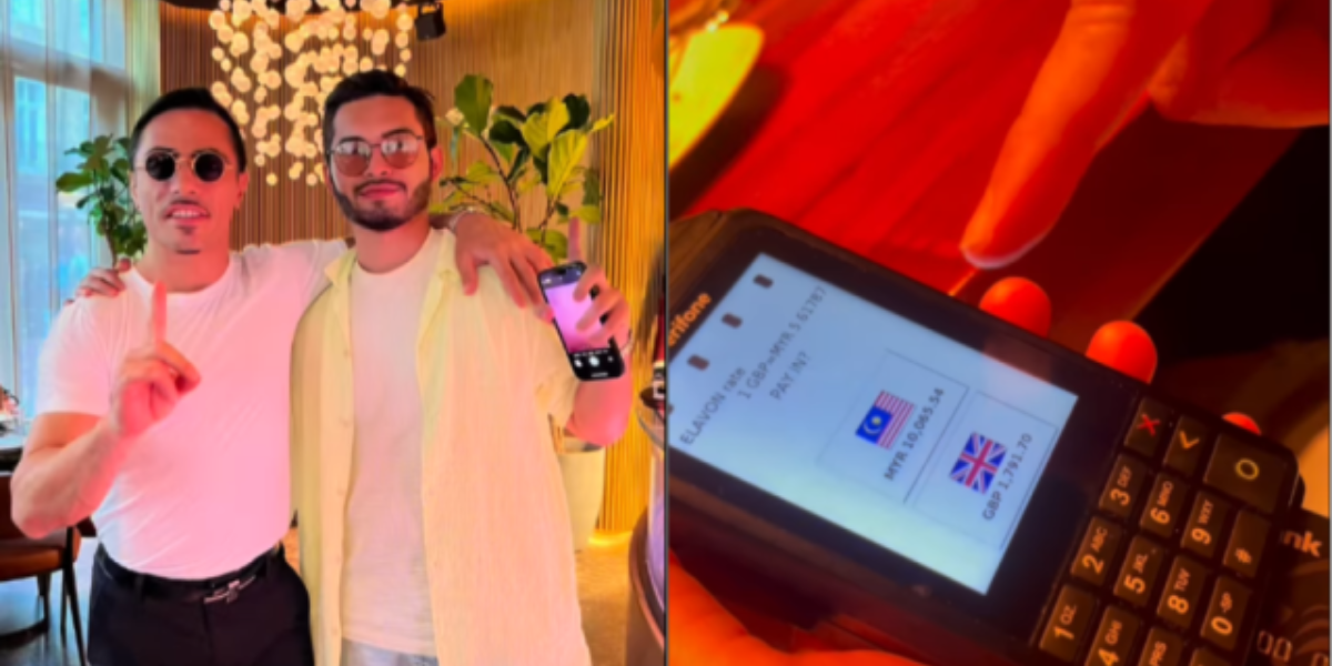 Pasangan selebriti Malaysia Aeril Zafrel, isteri Wawa Zainal dan rakan-rakan berbelanja dengan RM10,000 pengalaman Salt Bae di London (VIDEO)