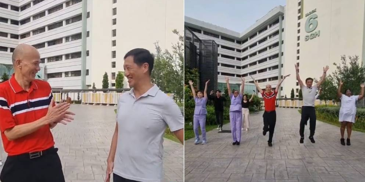 Menteri kesihatan Singapura dan sensasi TikTok Uncle Raymond baru sahaja melakukan ‘kerjasama tarian terbaik’