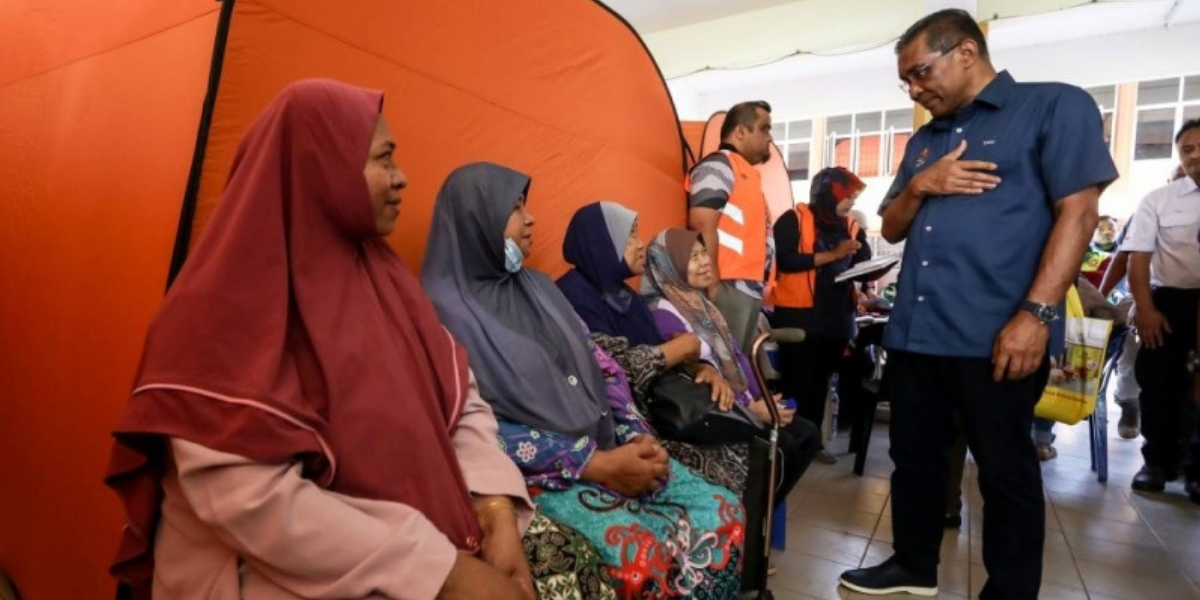 Jabatan Kesihatan Kedah: Kes positif Covid dikesan dalam kalangan mangsa banjir Baling