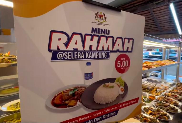 Mesin Layan Diri Menu Rahmah untuk Rakyat Malaysia
