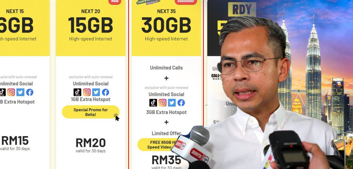 Berita Gembira Buat Pengguna Prabayar Menjelang Isnin – Fahmi