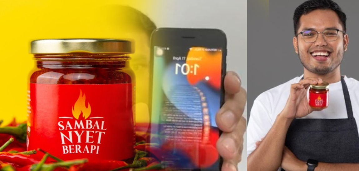 Sambal Nyet Pecah Rekod, 13K Botol Terjual Dalam Dua Minit