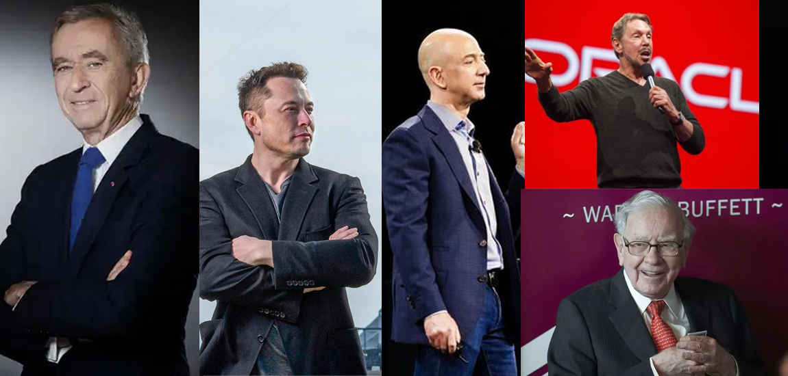 Top 5 Lelaki Terkaya di Dunia 2023