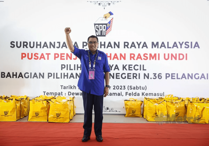 Anwar Ucap Tahniah kepada Datuk Amizar Abu Adam atas Kemenangan dalam PRK DUN