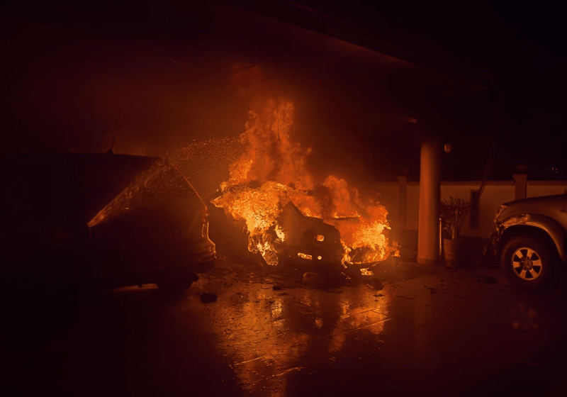 Rumah Ahli Parlimen Beruas, Datuk Ngeh Koo Ham Terbakar