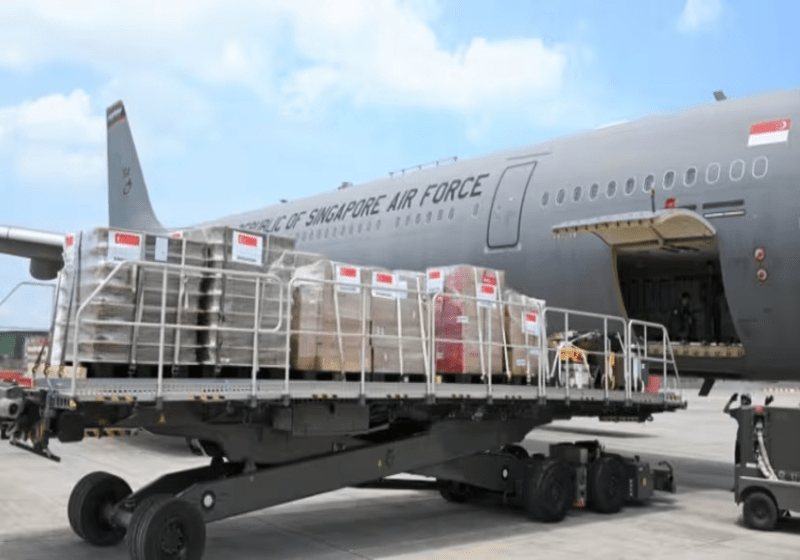 Singapura Menghantar Bantuan Kemanusiaan untuk Gaza melalui Jordan