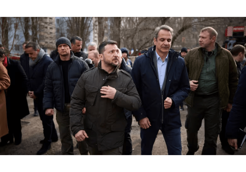 Serangan Peluru Berpandu Rusia Dekat Pertemuan Zelenskyy-Mitsotakis
