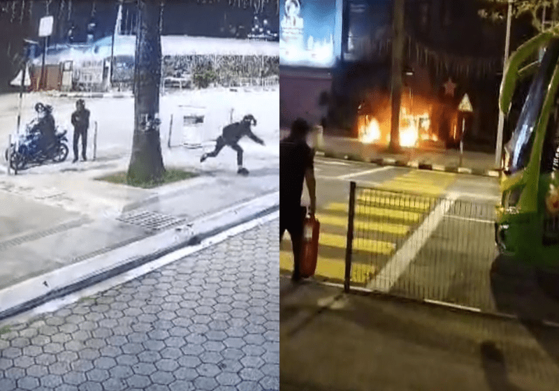 Polis Sedang Siasat Kejadian Pusat Hiburan Dibaling Bom Petrol di Kuala Lumpur