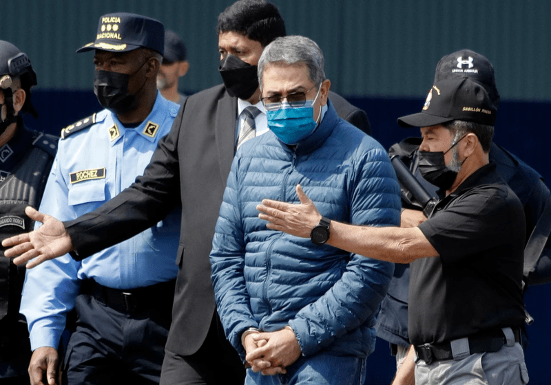 Bekas Presiden Honduras Juan Orlando Hernández Dijatuhi Hukuman 45 Tahun Penjara