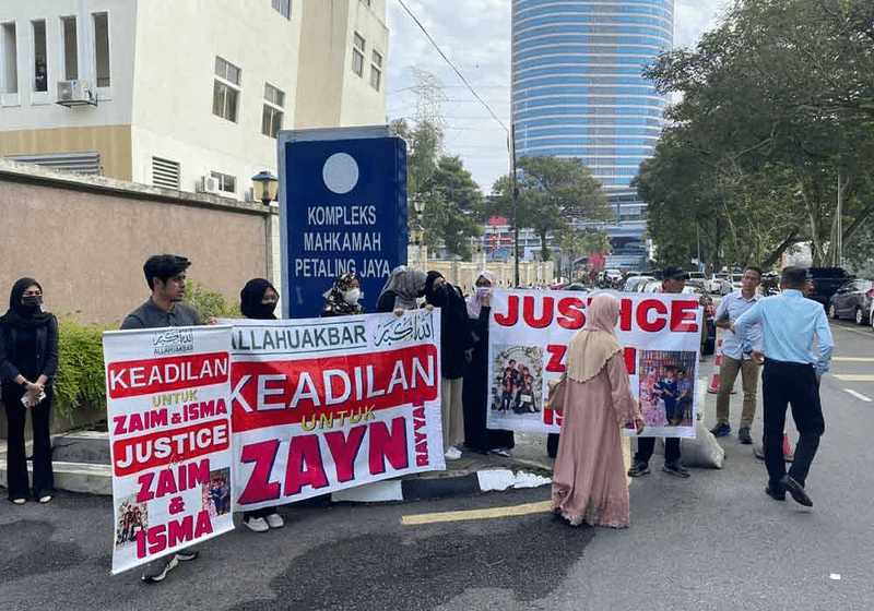 Proses Lanjutan Reman Ibu Bapa Zayn Rayyan Berlaku dalam Suasana Kecoh