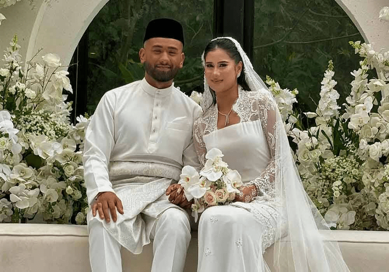 Redza Rosli & Bella Hanna Sah Bergelar Suami Isteri