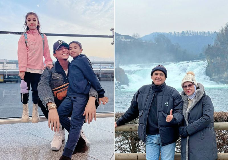Percutian Syamsul Yusof di Switzerland Bersama Anak-Anak Curi Perhatian Netizen