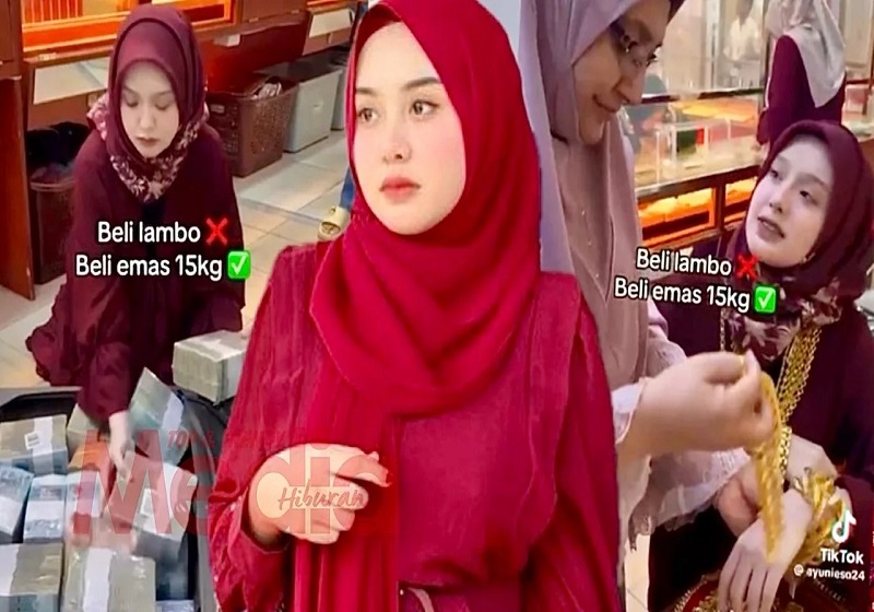 Pempengaruh Ayunie Beli 15 Kg Emas, Netizen Risau Wang Berjuta Dalam ‘Luggage’
