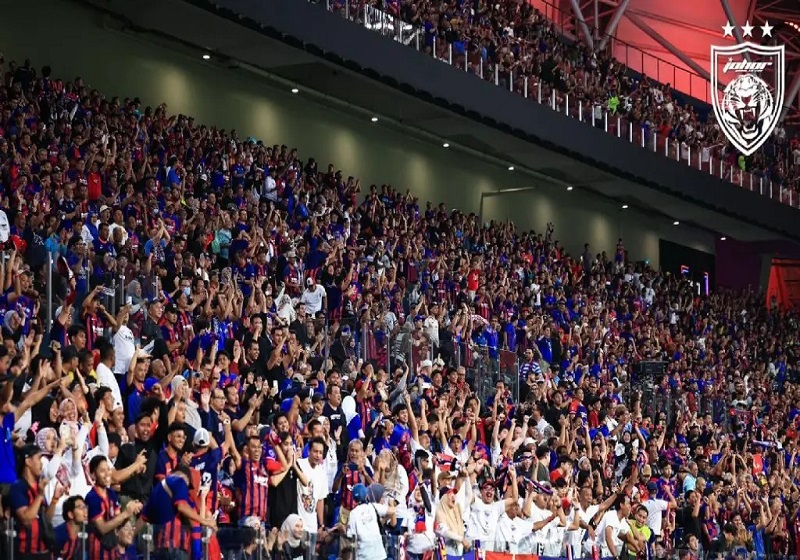 Stadium Sultan Ibrahim Pecah Rekod! 34,644 Penyokong Hadir Saksikan JDT vs Buriram