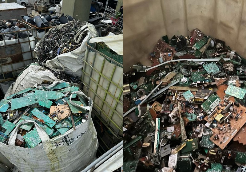 Tiga Premis E-Waste Haram Diserbu, Rampasan Cecah RM21.6 Juta!