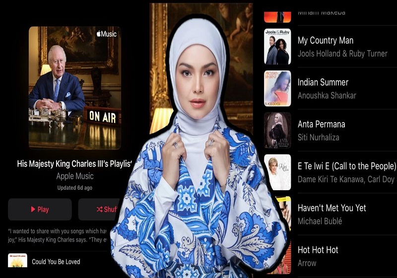 Dato’ Sri Siti Nurhaliza Mendunia! Lagunya Kini Dalam Senarai Kegemaran Raja Charles III