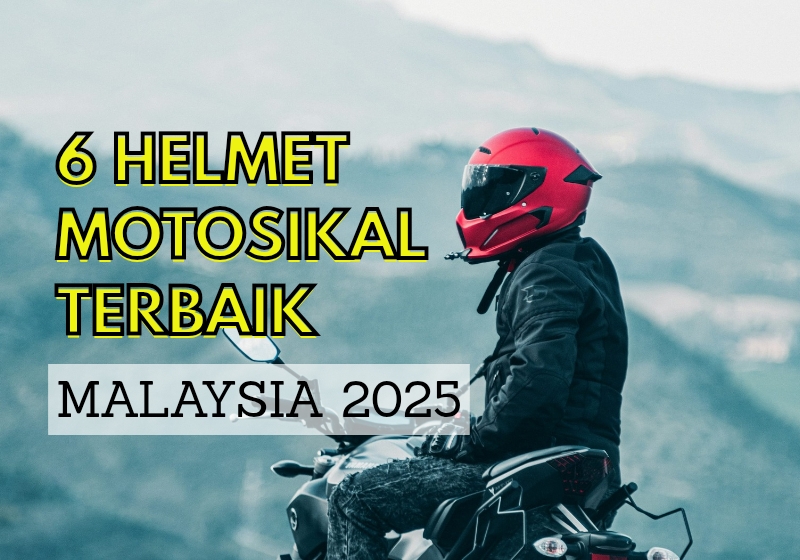 6 Helmet Motosikal Paling Popular 2025 di Malaysia