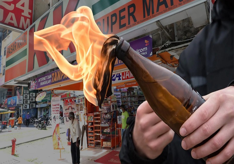 Dua Suspek Bom Kedai di Ipoh Diburu Polis