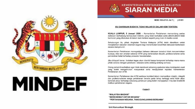 Siasatan Dalaman ATM Bakal Jawab Dakwaan Aktiviti Tidak Bermoral di Kem Tentera
