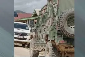 Kemunculan Kenderaan Tentera Malaysia Di Nunukan Cetus Tanda Tanya