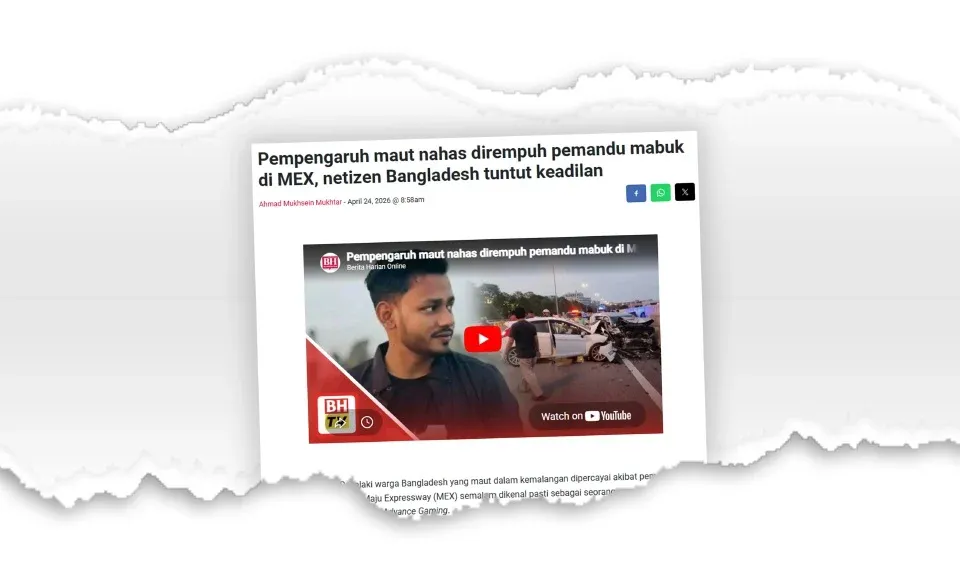 Kes Pempengaruh Bangladesh Maut Kini Disiasat Sebagai Bunuh