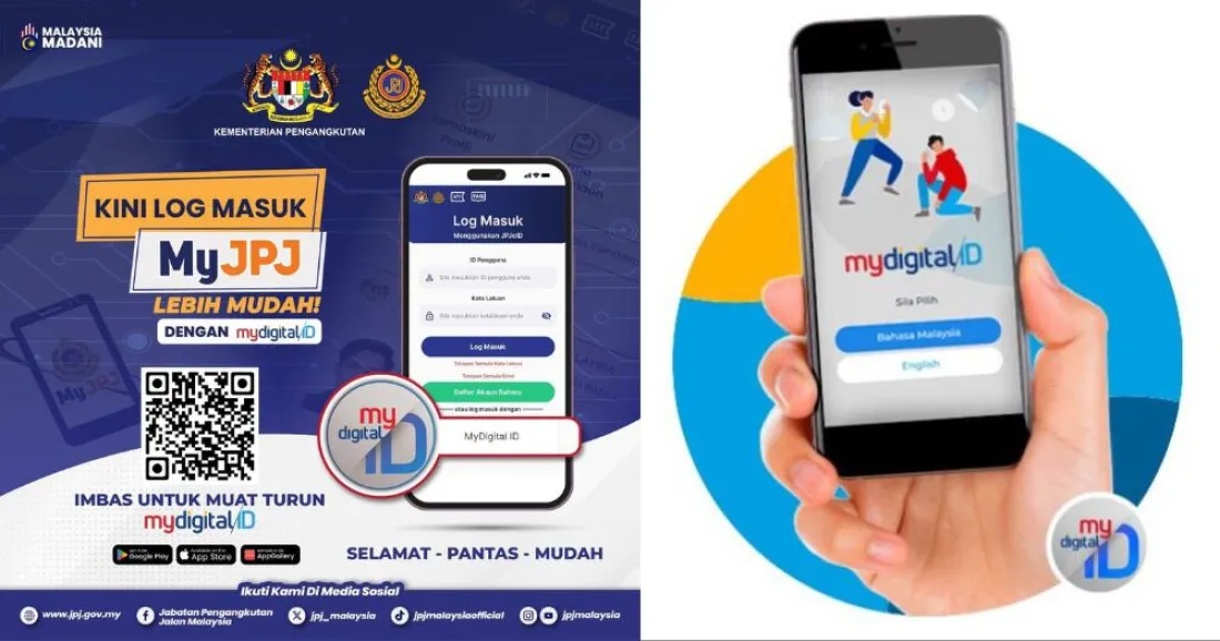 Log Masuk Tunggal MyJPJ Guna MyDigital ID Bermula 1 Mei