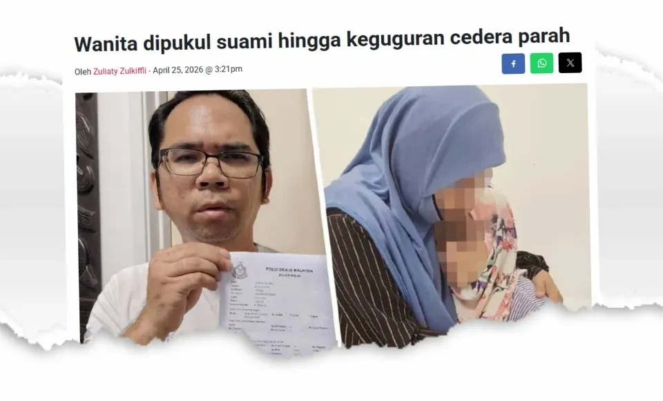 Suspek Kes Jururawat Parah Dipukul Suami Hingga Gugur Kandungan Ada Rekod Lampau