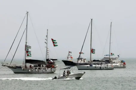 Kapal GSF tiba di Gaza