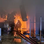 Pub terbakar di Georgetown