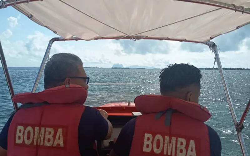 Bomba Lahad Datu Pantau Paras Air Laut Susulan Amaran Tsunami di Sabah
