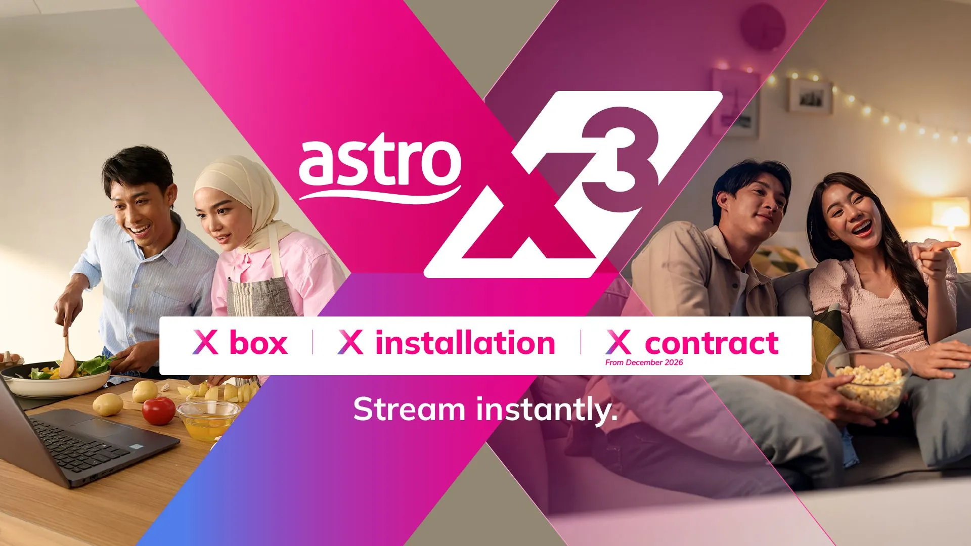 Pelan Baharu Astro X3 Tawar Langganan Fleksibel Tanpa Kontrak & Dekoder