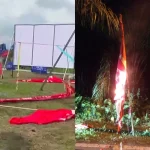 Bendera PH dibakar