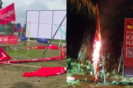 Bendera PH dibakar