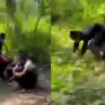 pukul pelajar beramai-ramai