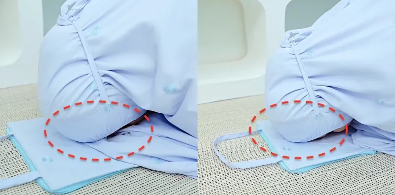 Sujud Atas Kain Telekung Ketika Solat, Sah Atau Tidak?