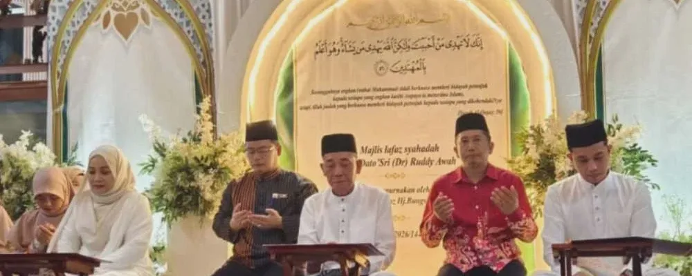 Bertahun Doa Masuk Islam, ADUN Pitas Akhirnya Dapat Hidayah