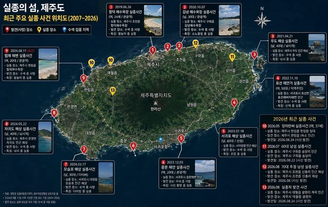 Rekod Palsu 200 Orang Hilang di Jeju Goncang Polis Korea