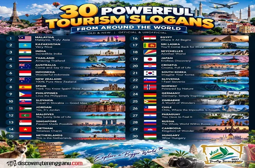 Malaysia Di Tempat Pertama Slogan Pelancongan Paling Berkuasa Di Dunia