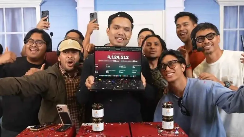 Khairul Aming Pecah Rekod Jualan Strim Langsung Lebih RM4.4 Juta