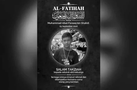 pelajar Tingkatan Dua meninggal dunia