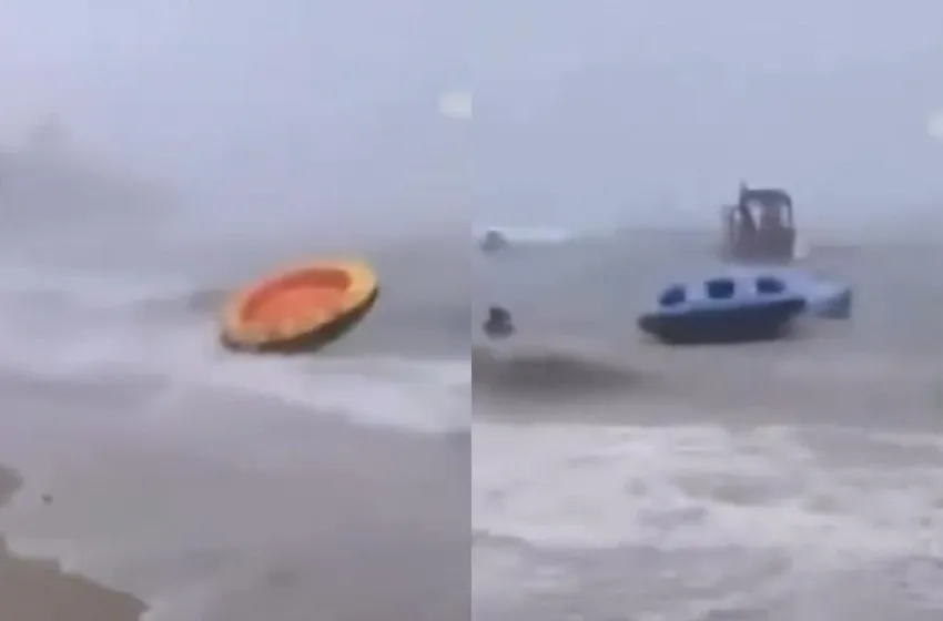 Ombak Ganas di Teluk Kemang