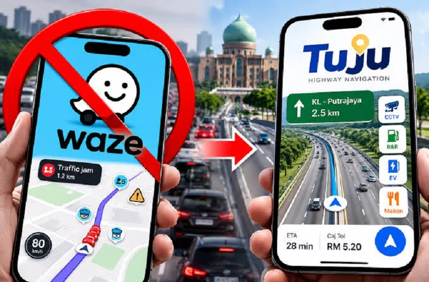 TuJu Alami Gangguan Selepas Saranan Kerajaan Tinggalkan Waze