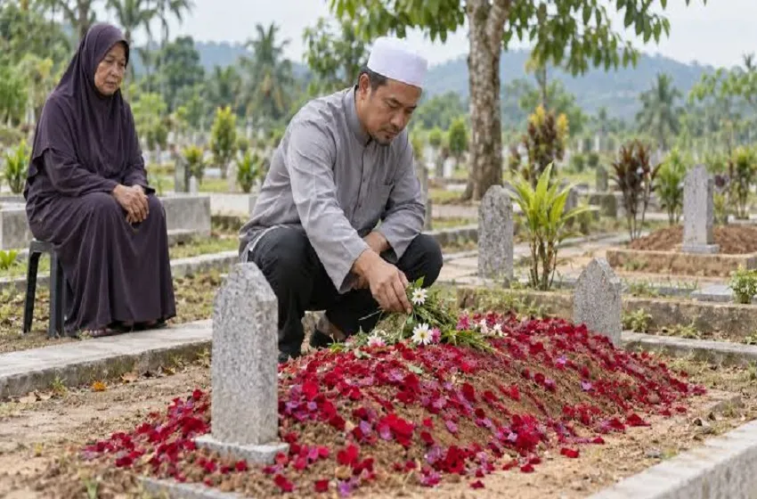 Ini Hukum Letak Bunga Atas Kubur Menurut Agama Islam