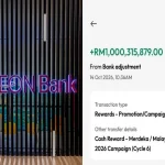 ralat baki akaun AEON Bank