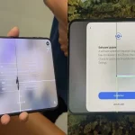 skrin iPhone Duo yang bermasalah