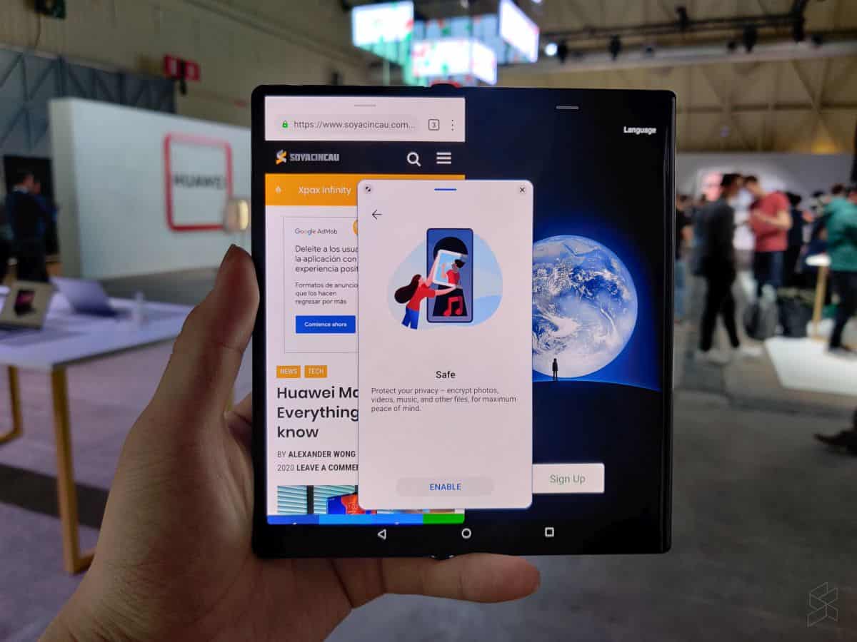 Huawei Mate XS, telefon pintar 5G boleh lipat