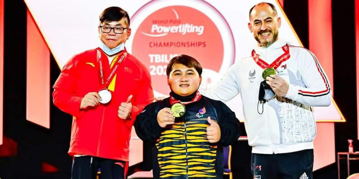 Bonnie mempertahankan gelaran di Kejohanan Powerlifting Para Dunia di Georgia