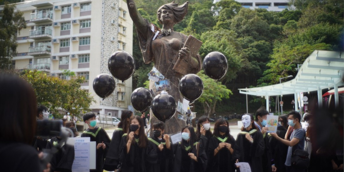 Dua lagi universiti Hong Kong mengalih keluar karya seni Tiananmen