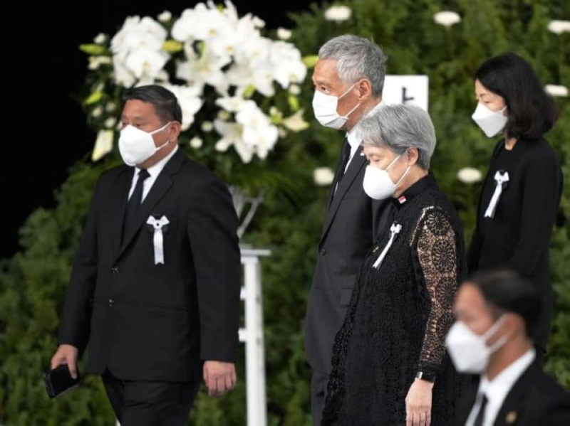 PM Lee menghadiri pengebumian negeri bekas PM Jepun Shinzo Abe