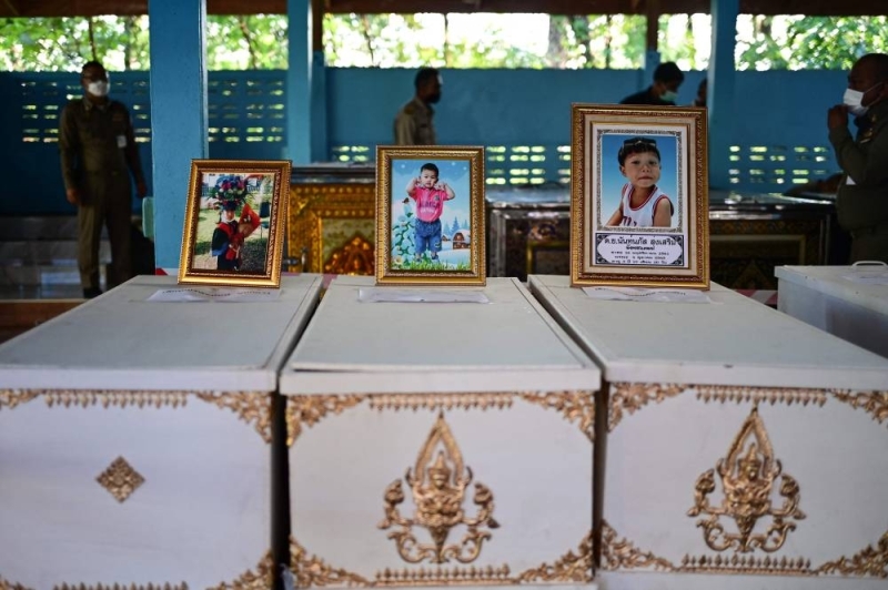 Keluarga berkabung di taska Thai yang meninggal dunia menjelang lawatan raja